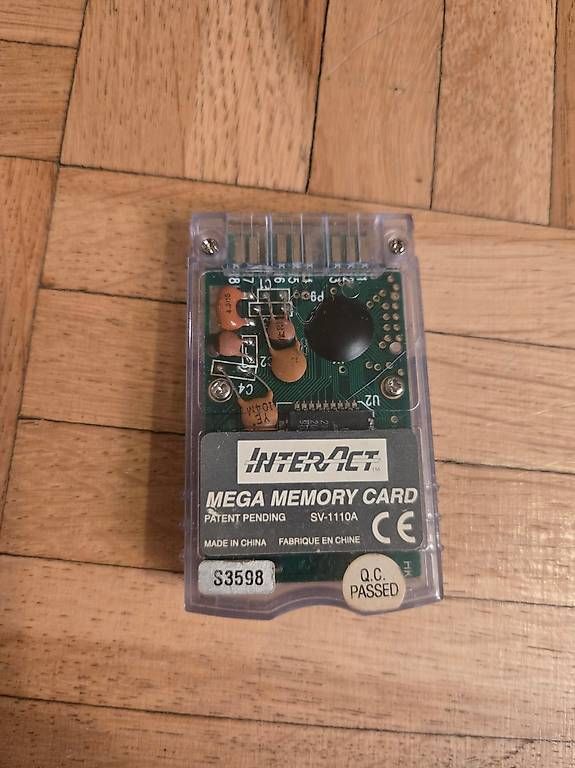 Memory unit & Memory card: PS2 Mega Memory Card 16 MB - InterAct mit LCD Anzeige – Usato da Siebnen venduto da Grexx 1
