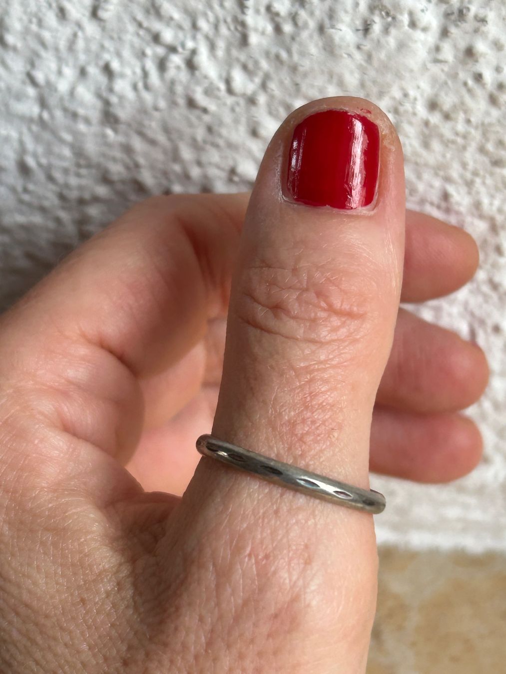Anelli: Herrenring Silberring fein (Grösse 64) – Usato da Basel venduto da bellespirit