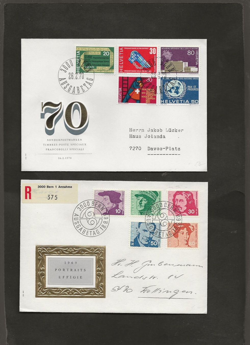 Tutti i francobolli: Schweiz 16 FDC 1967 bis 1972 – Usato da Au ZH venduto da xelagreb01 4
