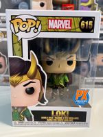 Funko POP! Marvel Loki (Holding Mjolnir) Edition Limitée PX
