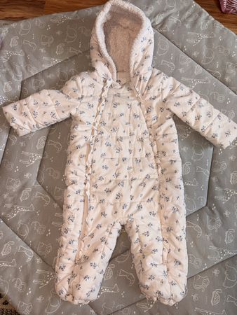 Schneeanzug 80cm C&A Baby Winter Anzug warm gefüttert Mädche