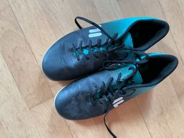Hallenturnschuhe Fila Gr. 42 schwarz türkis