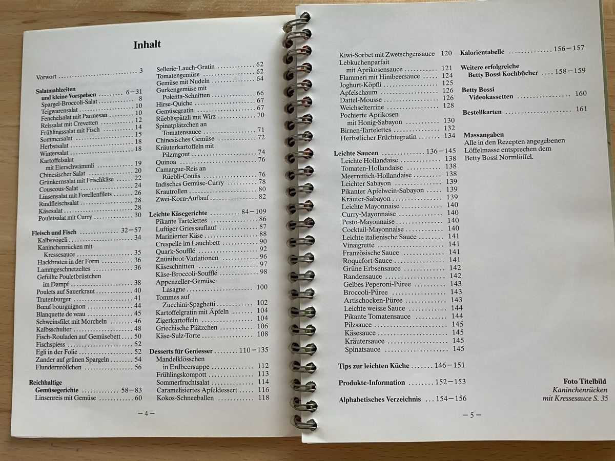 Bücher: Leichte Küche - Betty Bossi – Gebraucht aus Schwarzenburg von Michellu 3