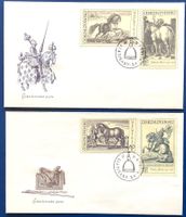 1969 Tschechoslowakei FDC - Pferde Mi-n .1870 - 73