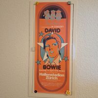 Konzertplakat David Bowie, Hallenstadion Zürich  1976