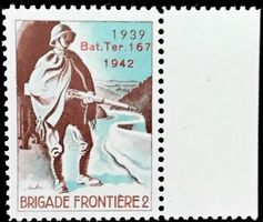Soldatenmarke 2.WK, Ter Batallion 167, Aufdr, Wi Ter 311
