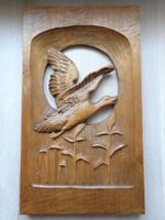 GROSSE BRIENZER SCHNITZEREI ENTE HANDARBEIT 51 x 30 CM
