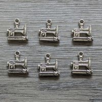 6 Charms pendentifs Machine à coudre