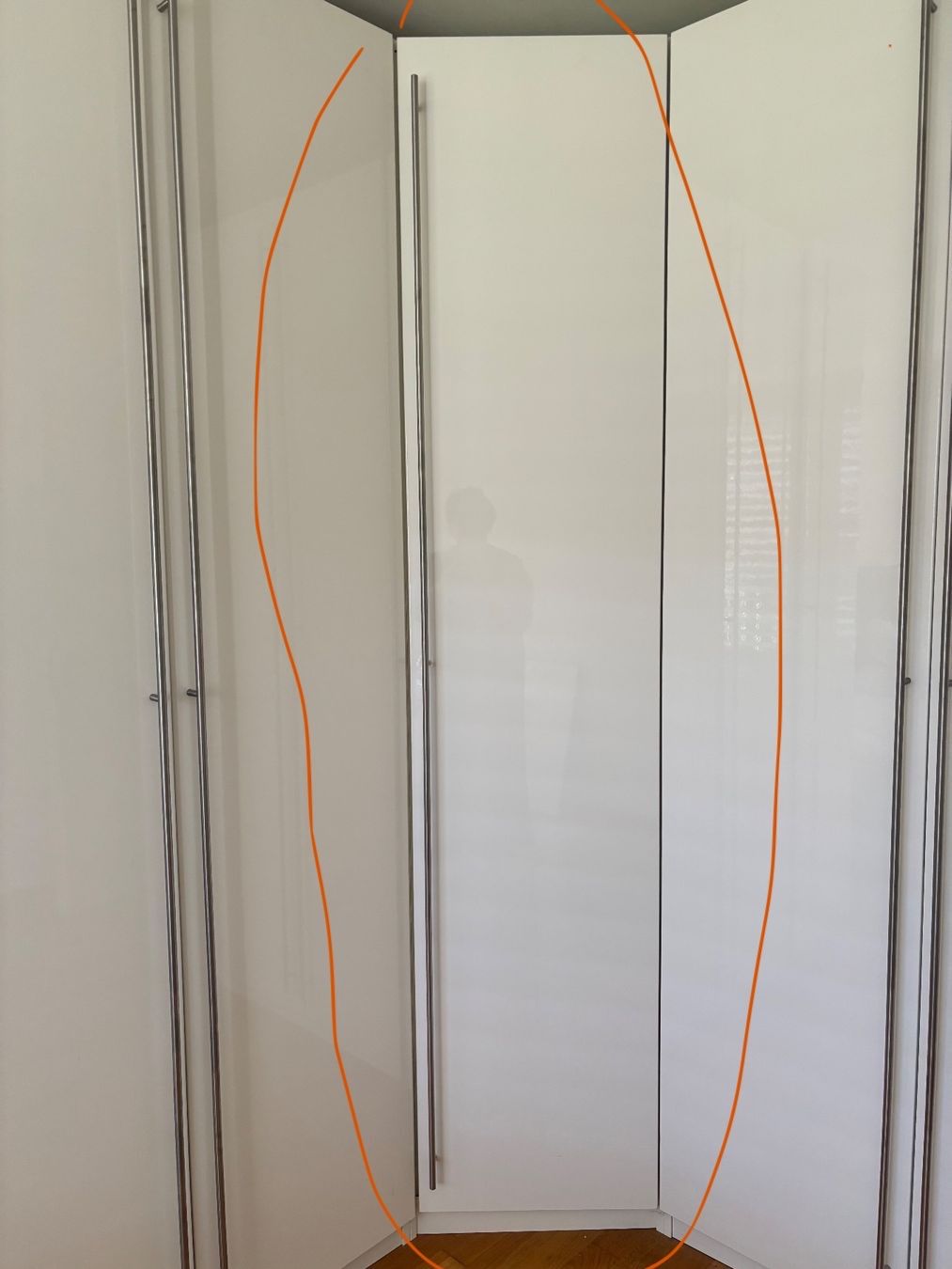 Ikea Armoires: IKEA PAX Corner Wardrobe Module - 236 cm High - White Gloss – D'occasion à Zollikerberg par luc_q6bs 1