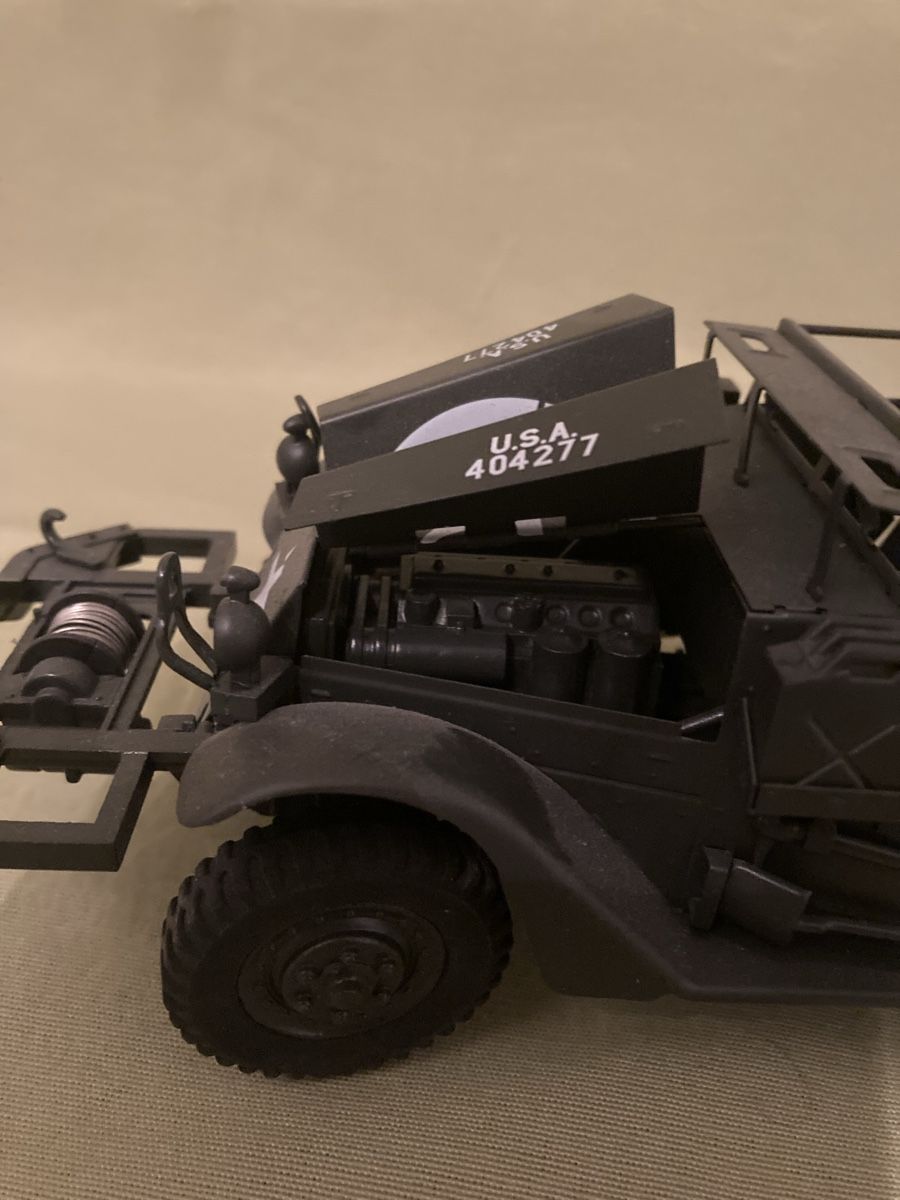 Kit di modellismo & Modellini statici: M3 Halftrack Gonio 1/24 US Army Halbkette Modell – Usato da Brugg AG venduto da Schlumpf1962 1