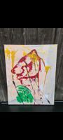 Abstrakte Malerei Acrylbild farbig Leinwand