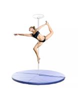 LUXTRI Faltbare Pole Dance Sturzmatte Ø150x5cm Schutzmatte T