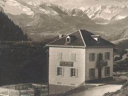 SIMPLON KULM: Restaurant Simplonblick, Foto Soc. Graph. 1930