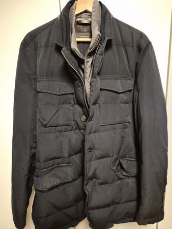 Massimo Dutti -Men's Padded Jacket Navy Blue Excellent Condi
