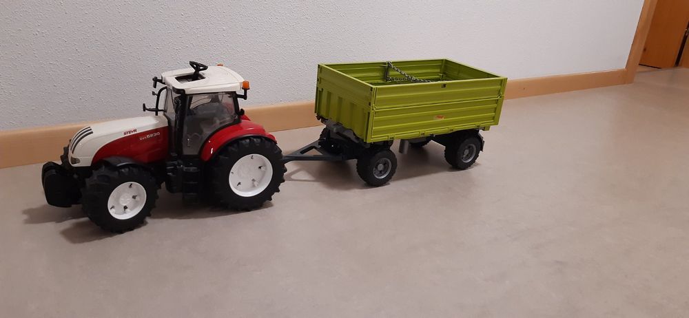 Bruder STEYR Traktor mit Anhänger | Kaufen auf Ricardo