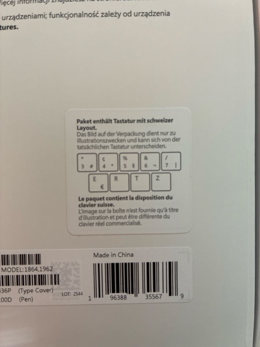 Microsoft Tastiere: Microsoft Surface Pro 13" Keyboard mit Slim Pen - NEU & OVP – Nuovo e nell'imballaggio originale da Zürich venduto da Sylvie0011 5