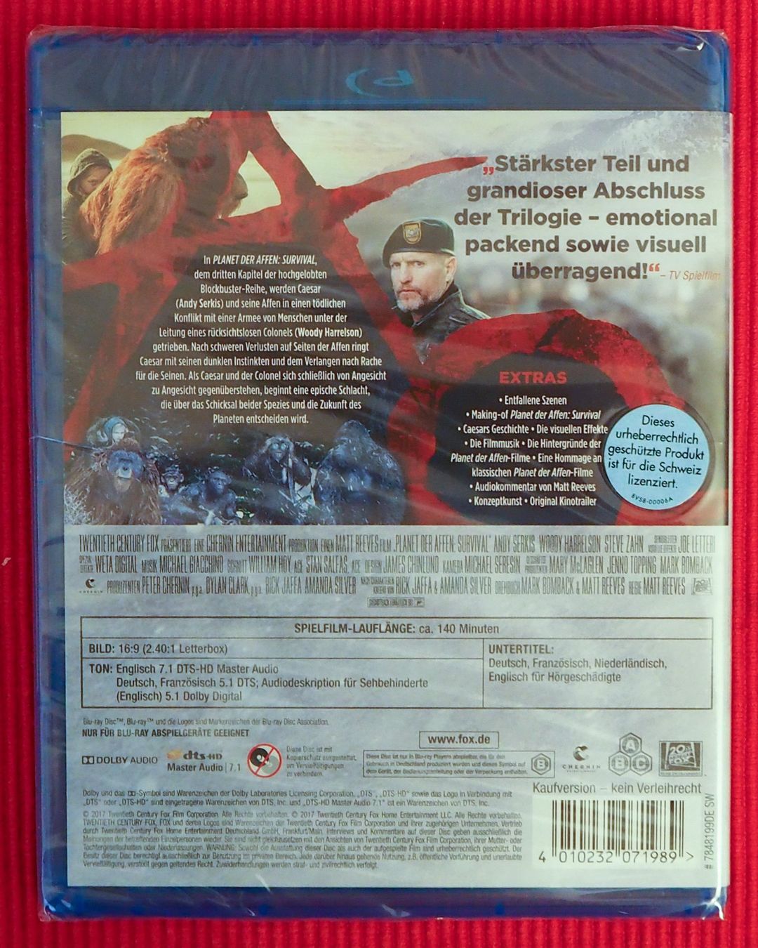 Tutti i DVDs: Planet der Affen - Trilogie / neu und originalverpackt – Nuovo e nell'imballaggio originale da Chur venduto da big_5zx8 6