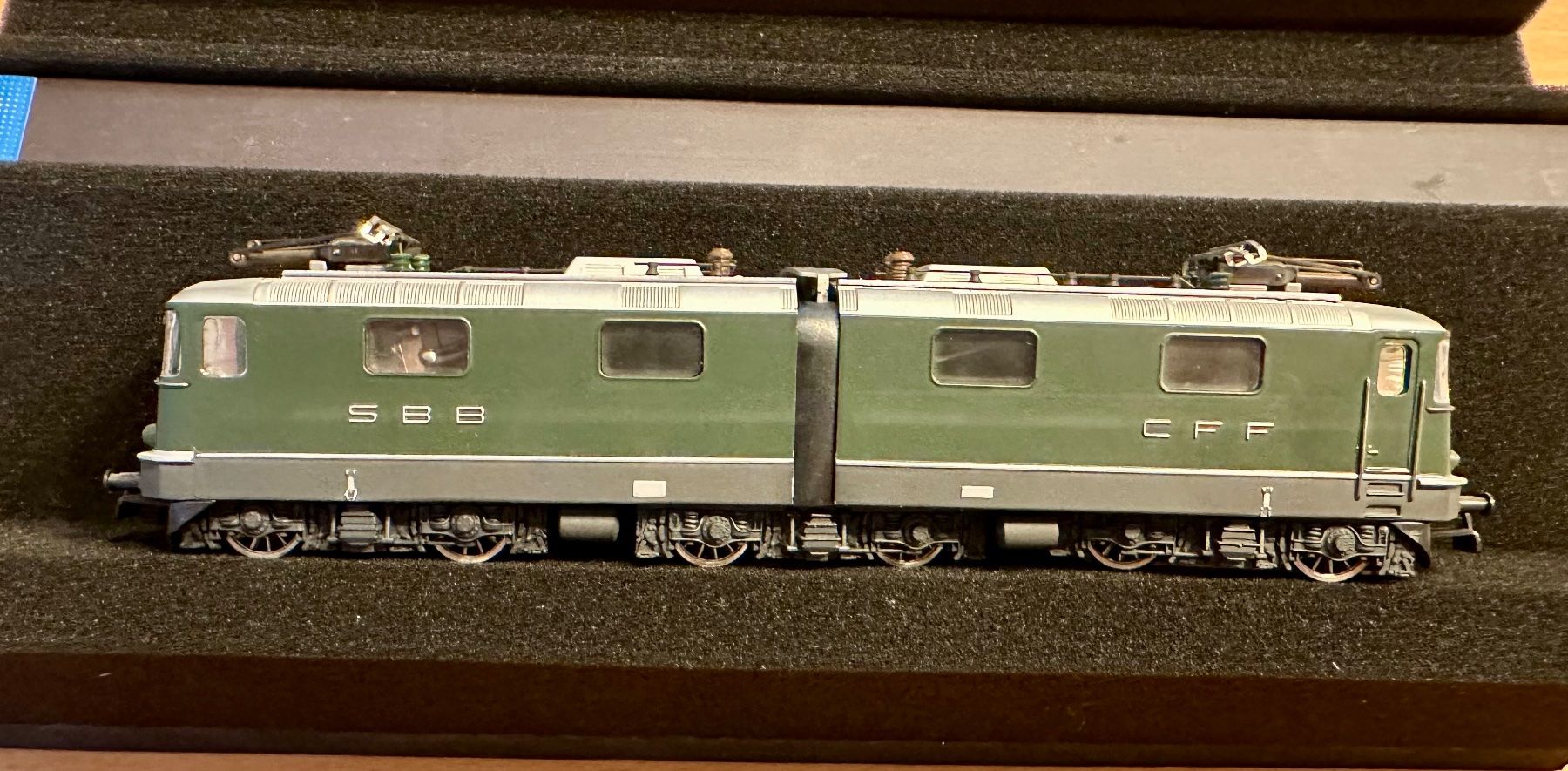 Hag Modellini di ferrovie: SBB RE 6/6 Prototip von Hag AC Analog – Usato da Oftringen venduto da ib.85 1