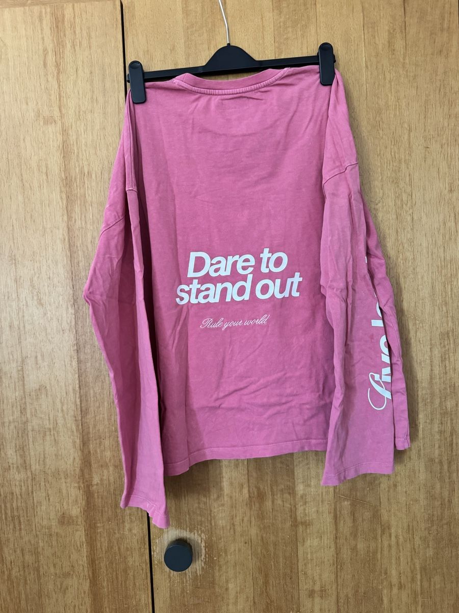 Pull&Bear T-shirt: Rosa Longshirt von Pull&Bear in M – Usato da Igis venduto da jul_7vgf 1