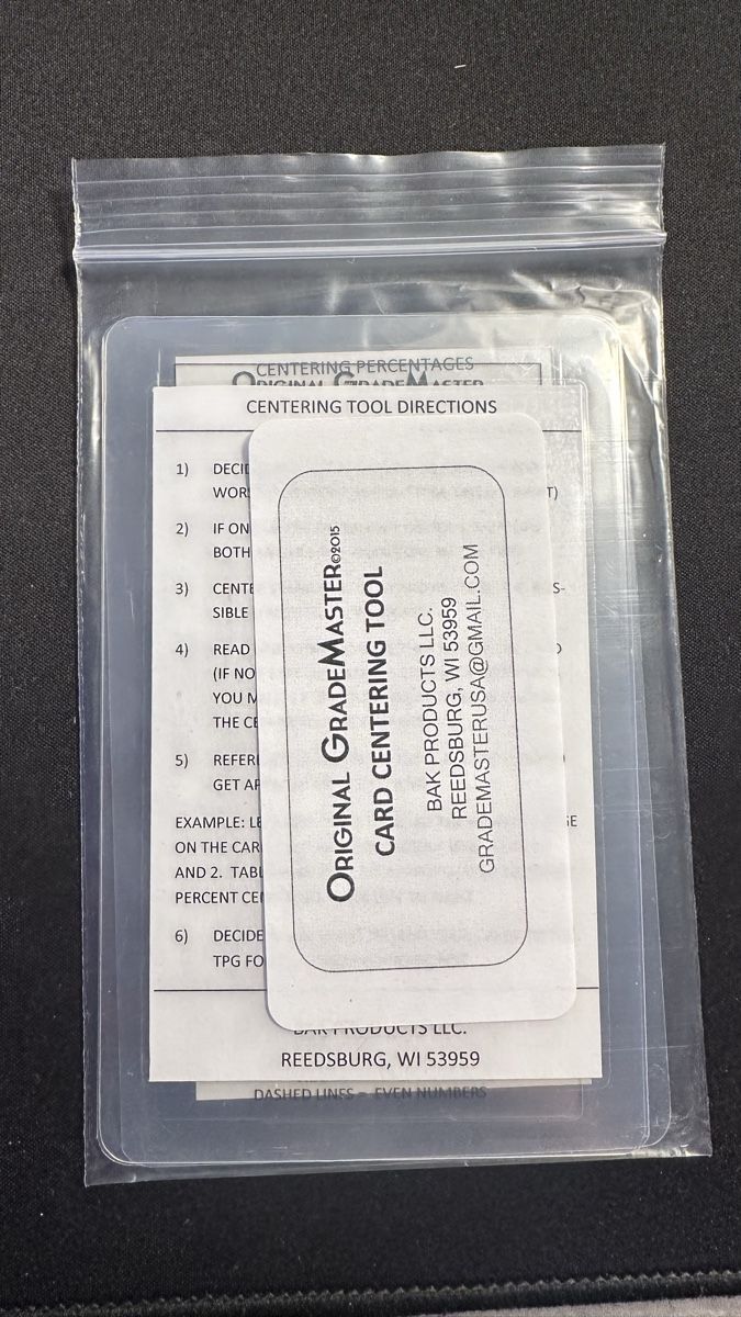 Cartoline: Original Gradmaster 2015 – Card Centering Tool – Nuovo (secondo la descrizione) da Erlinsbach SO venduto da Cardwerk 1