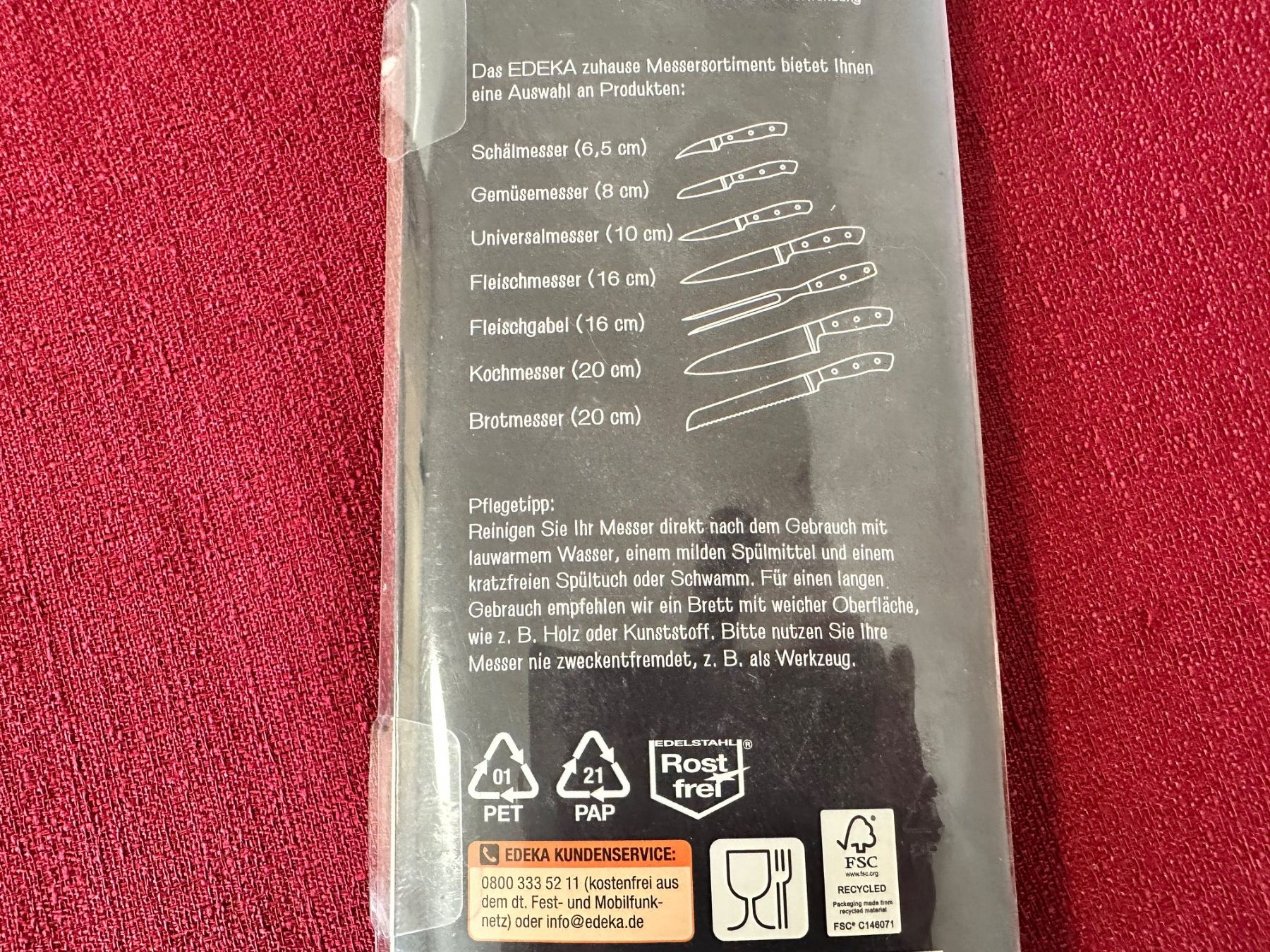 Coltelli da cucina: Neues Fleischmesser von Edeka, 16 cm Klinge – Nuovo e nell'imballaggio originale da Abtwil AG venduto da MaVo.0710 5
