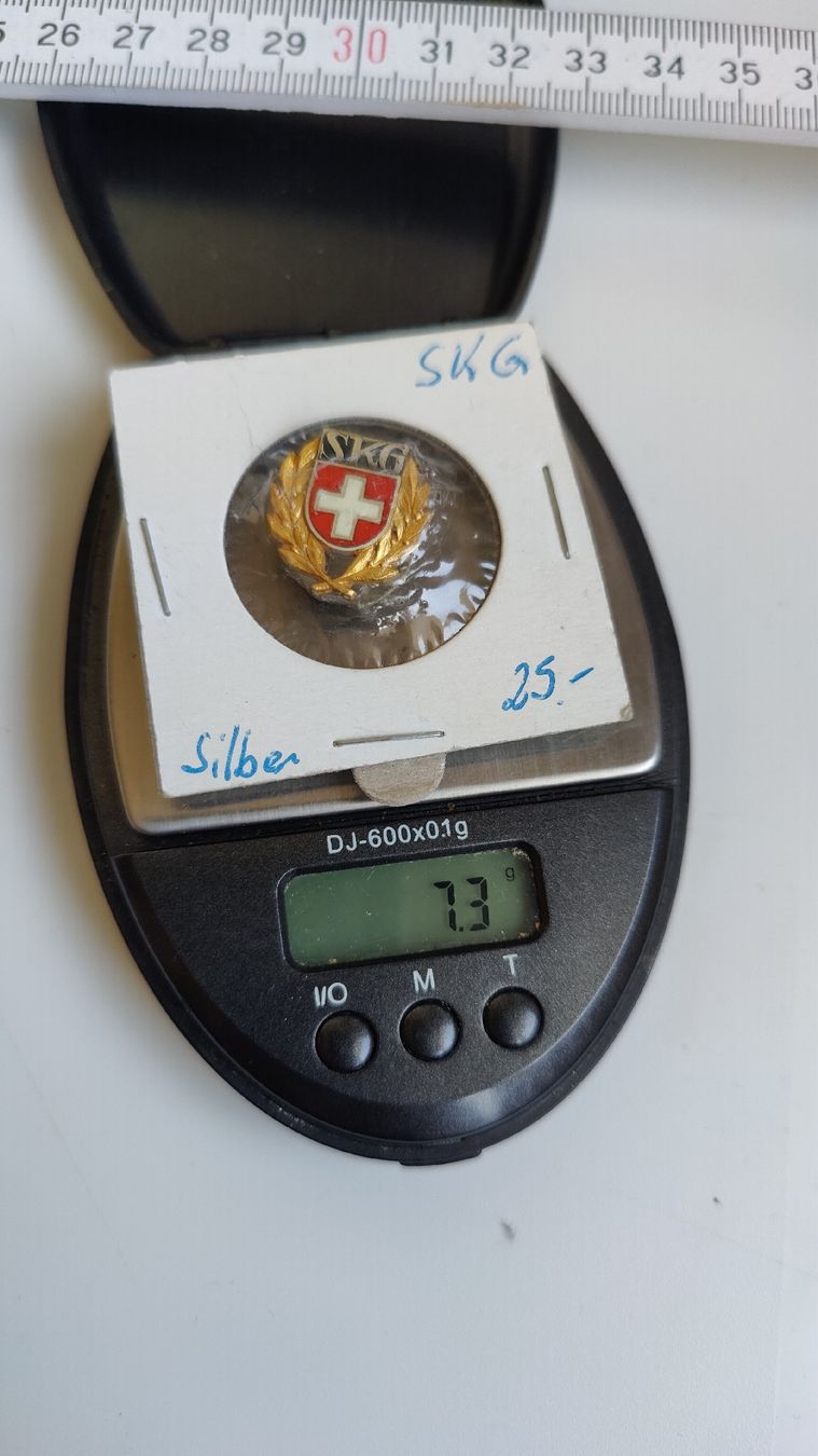Placchette & Badge: Schweizer SKG Abzeichen, Silber 925, (W4) – Usato da Aarau venduto da bro_9zsg 6