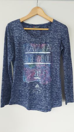 Langarmshirt in schönem blau/violett von STREET ONE - Gr. 38