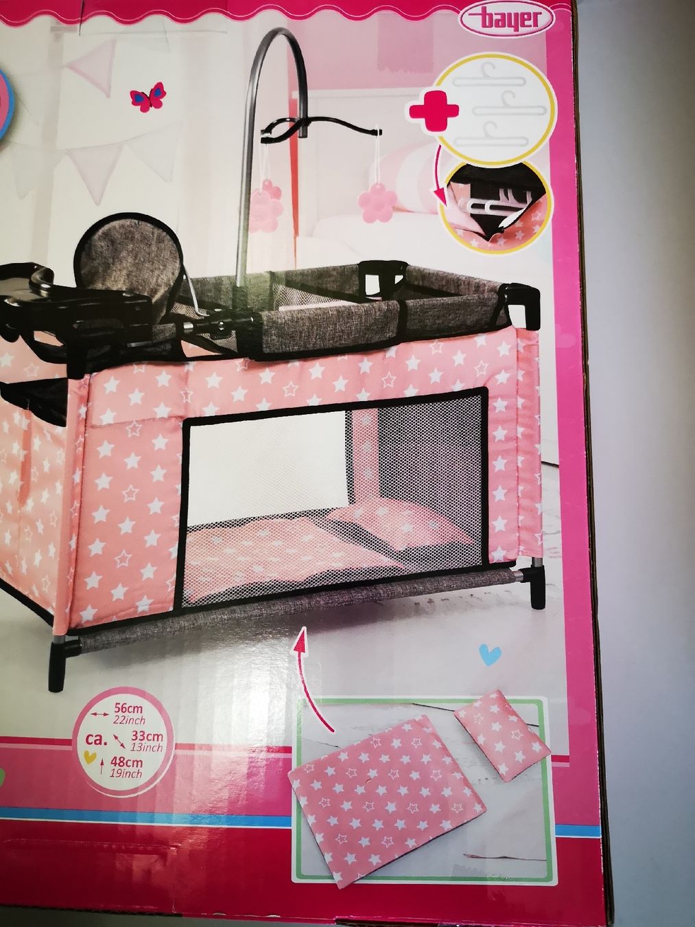 Puppen: Neue Puppe mit Bett von Bayer – Neu und originalverpackt aus Sevelen von gsandax 7