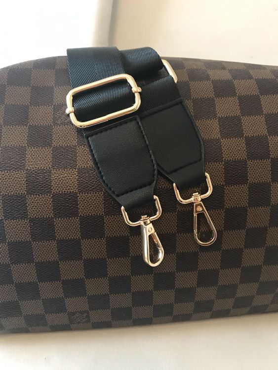 Schulterriemen Louis Vuitton/ Maison Molle ⚫SCHWARZ⚫ GLANZ