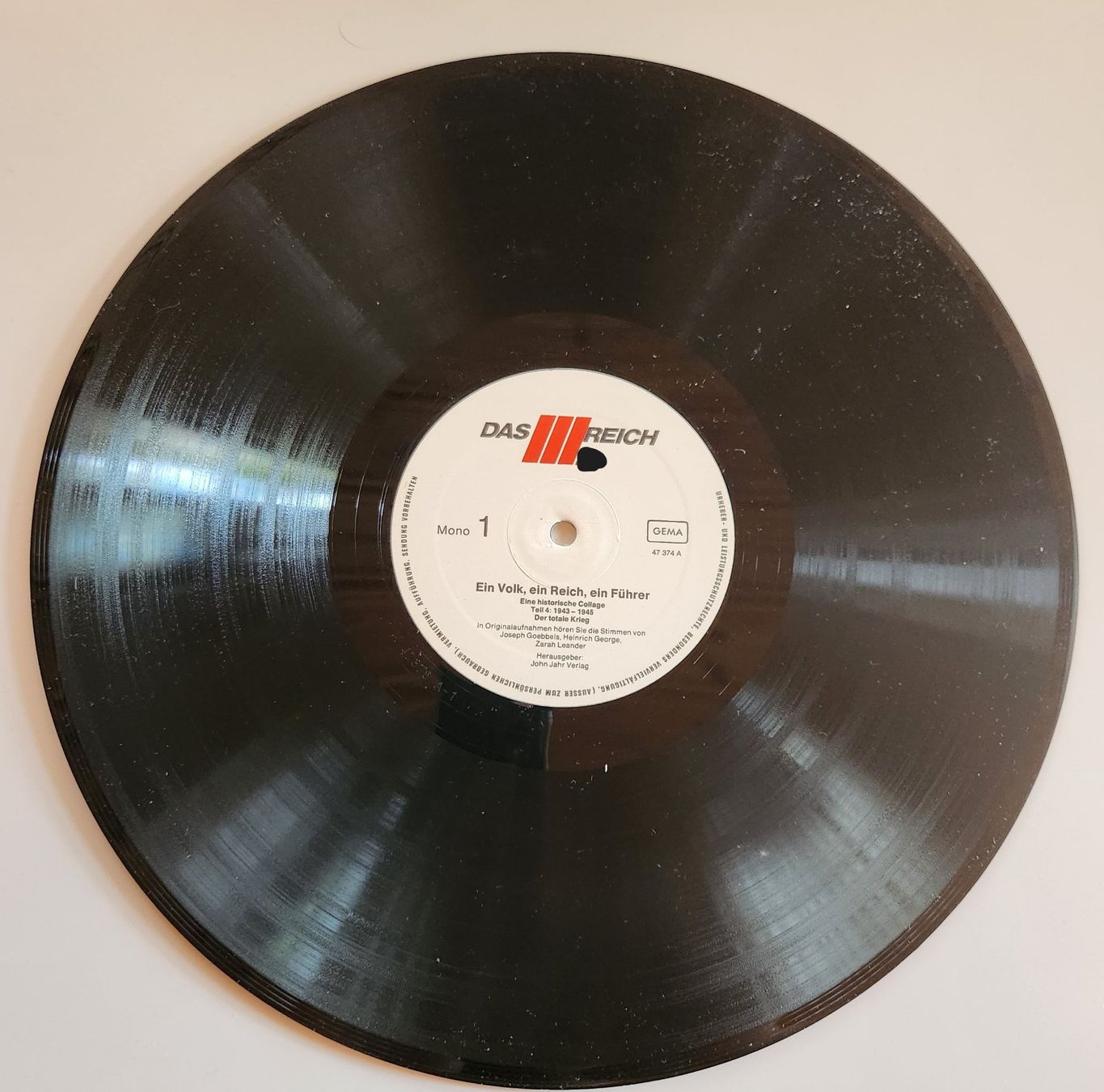 Vinyles: Schallplatte Historisch – D'occasion à Münchwilen TG par levendeur 2
