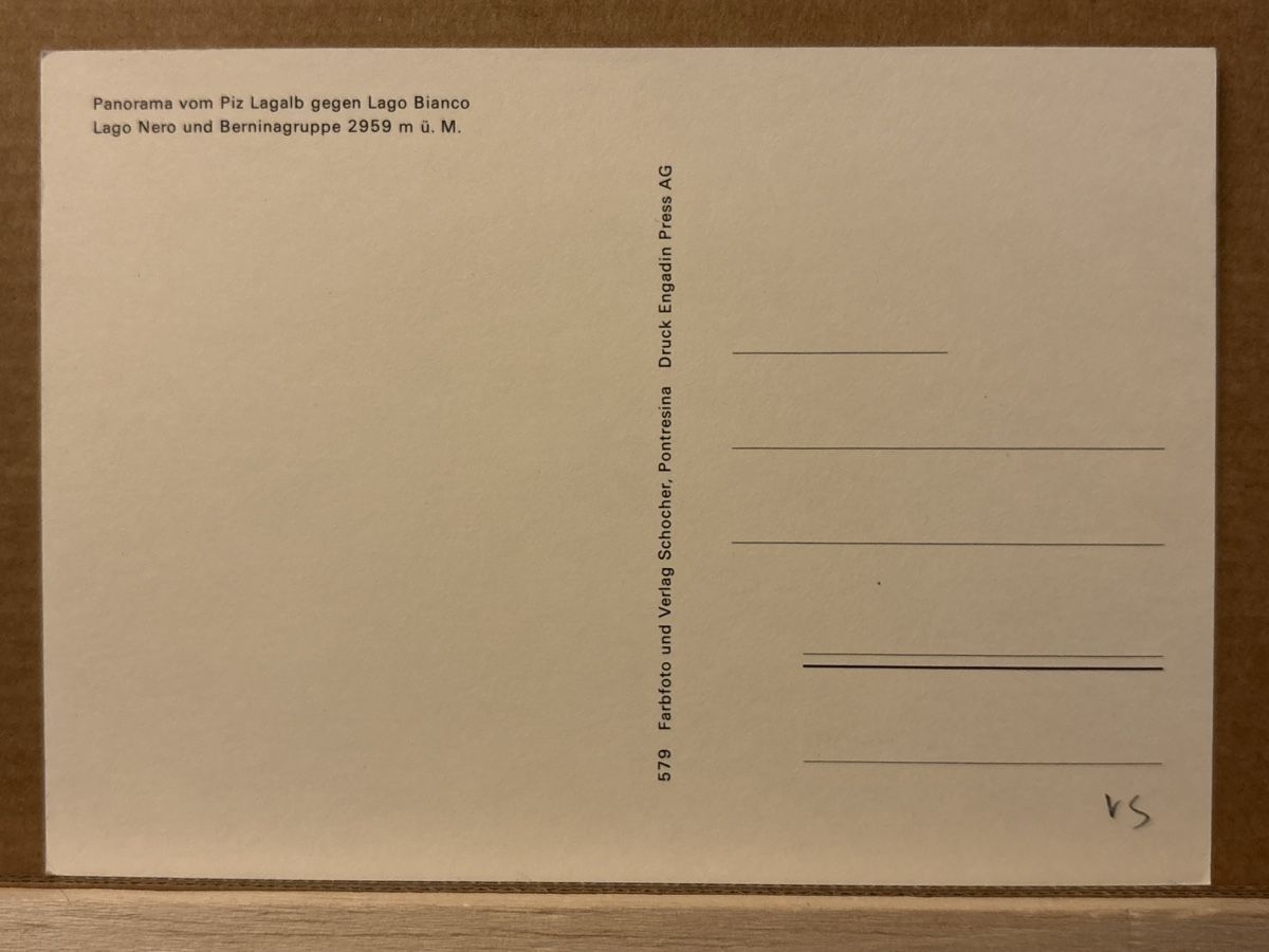 Cartoline postali: AK von Lagalb – Usato da Rümlang venduto da Kartenpost1 1