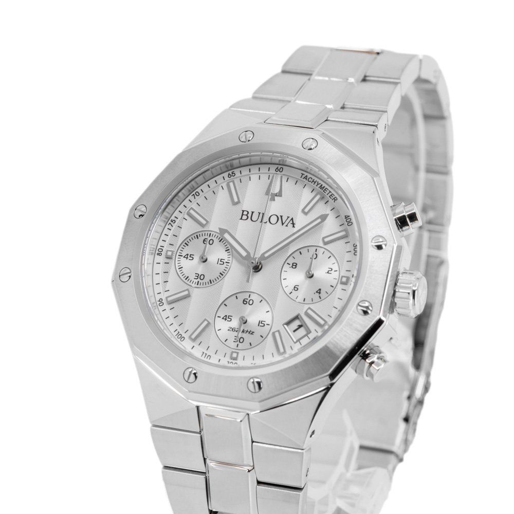 Bulova Orologi: Bulova Men's 96B408 Octagon Precisionist Quartz – Nuovo e nell'imballaggio originale da Schindellegi venduto da harveystore 9