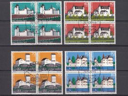 SBK B174 - B177 im 4er Block mit ET Ortsstempel