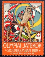 VIGNETTE OLIMPIAI STOCKHOLM 1912 ** POSTFRISCH ** - EV111