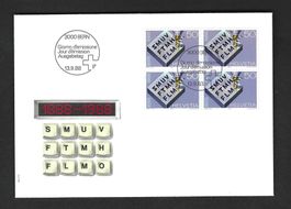 CH FDC Viererblock