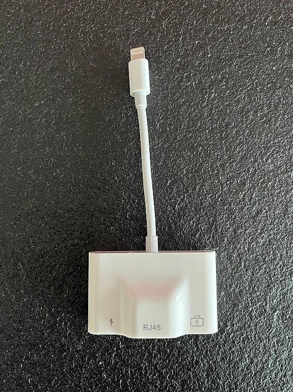 Apple Unità & Adattatore: Adaptateur Lightning vers USB et Ethernet RJ45 – Nuovo (secondo la descrizione) da Vevey venduto da JA1982