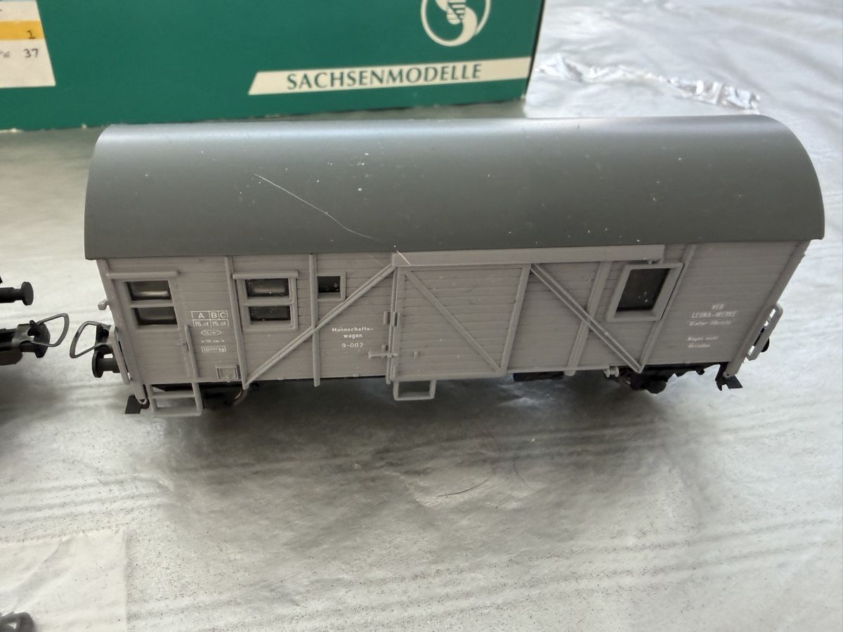 Modellini di ferrovie: Coffret de 3 wagons de transport de charbon – Usato da Echallens venduto da JAR69 1