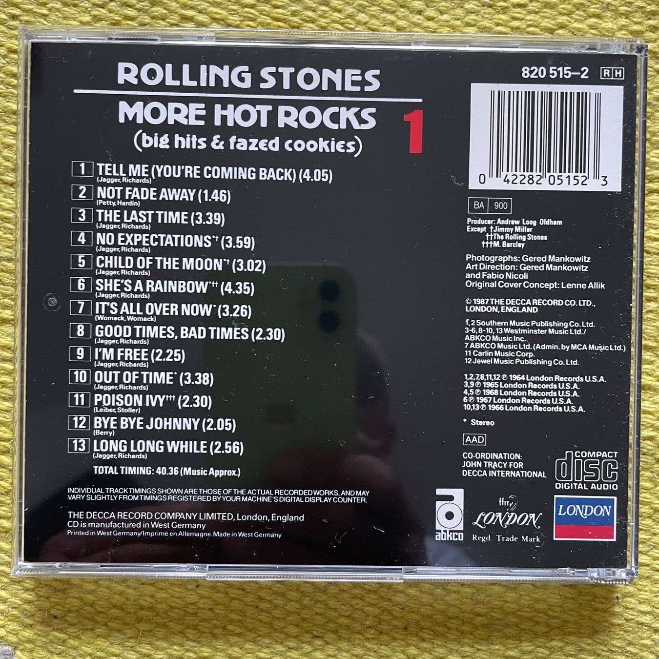 CDs: ROLLING STONES-MORE HOT ROCKS 1 – Gebraucht aus Rorschacherberg von CD-Roli 1