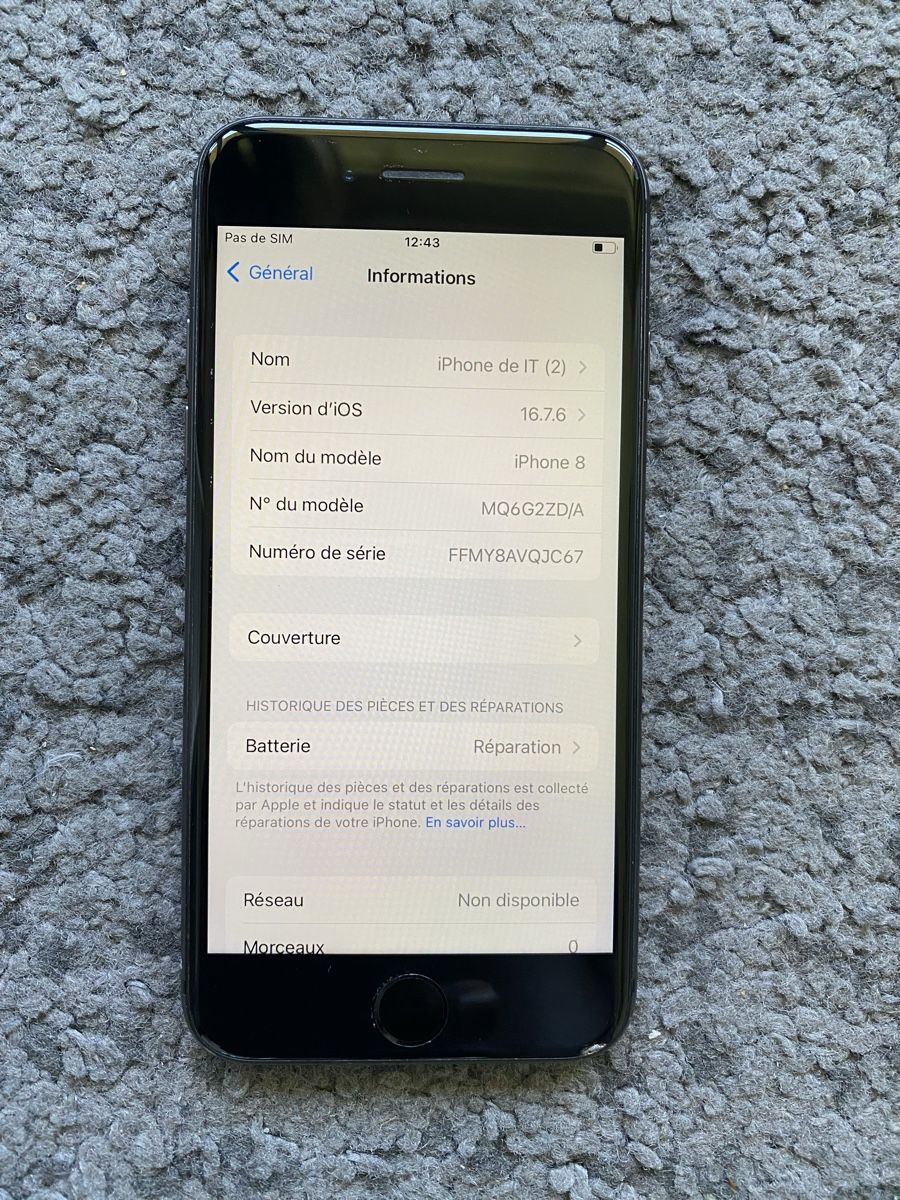 Apple Telefoni cellulari / Smartphones: iPhone 8 - Noir - 64 Go Débloqué N.4 – Usato da Genève venduto da eth_6qs6 2