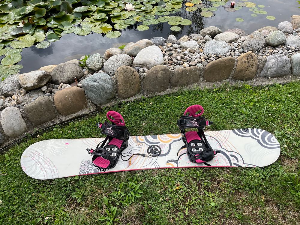 RECONDITIONNE - Snowboard Junior Rossignol Alias + Fixations - BON