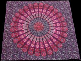 XL Mandala Tuch als Wandtuch Sofadecke Vorhang Dekoration