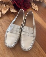 The FLEXX Slipper goldfarben Leder Grösse 38 