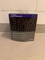 Weihnachtsdeko: LED Sternenvorhang, warmweiss, neuwertig
