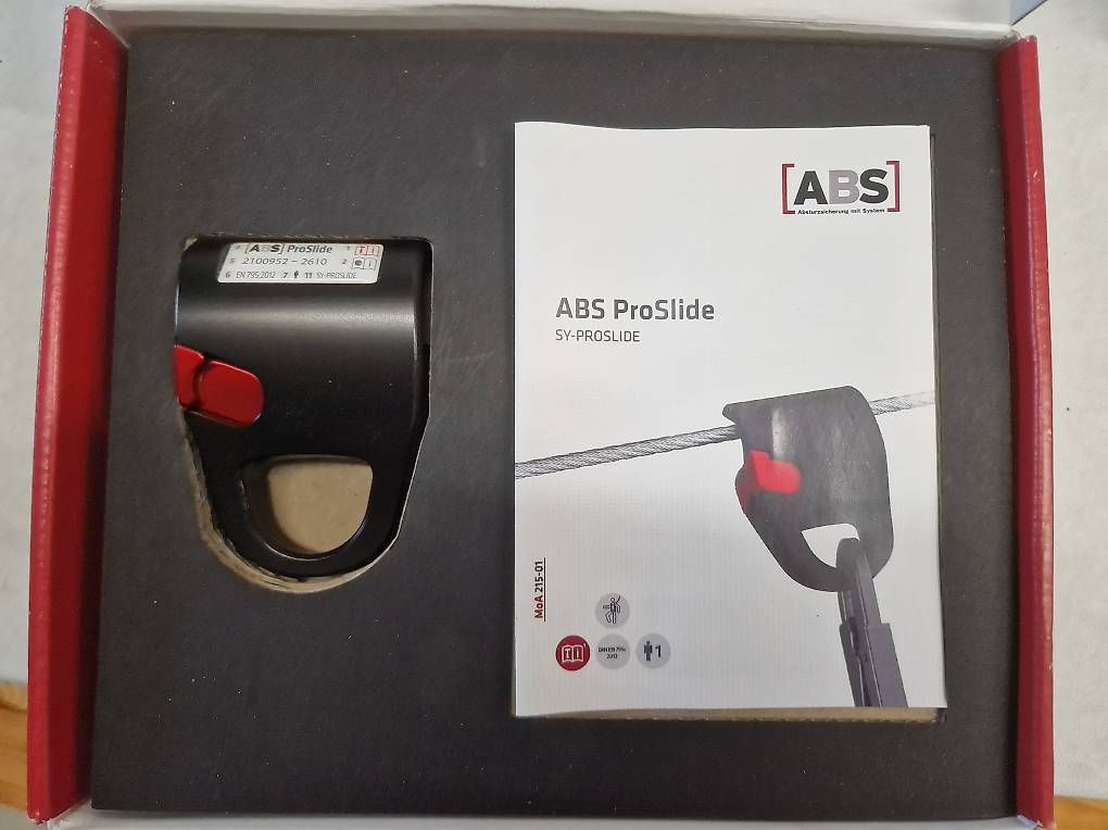 Kletterausrüstungen: Absturzsicherung ABS ProSlide - NEU – Neu und originalverpackt aus Bülach von Myflomi