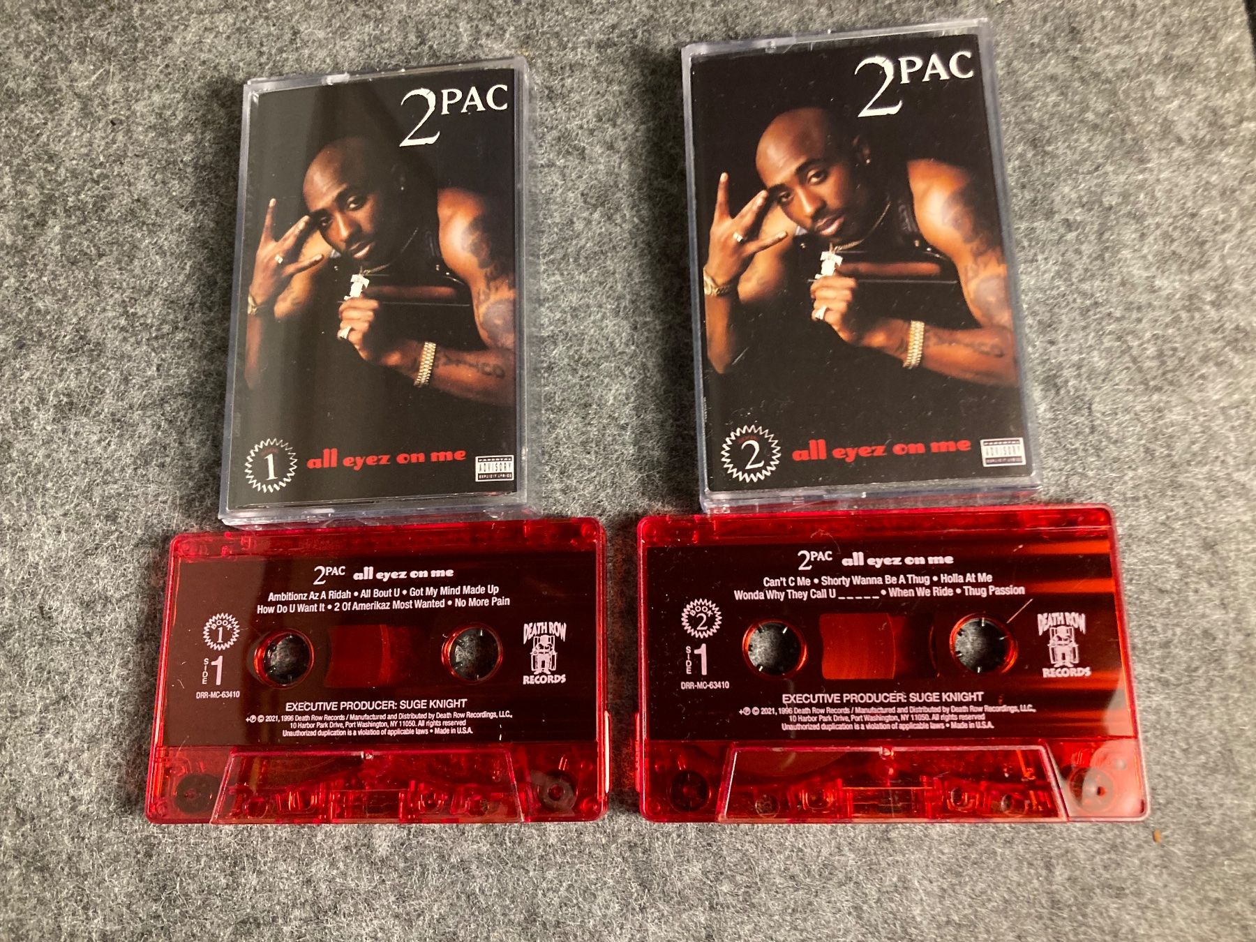 Kompaktkassetten: 2Pac - All Eyez On Me "Translucent Red" (MC) – Neu (gemäss Beschreibung) aus Fribourg von Karushi 3