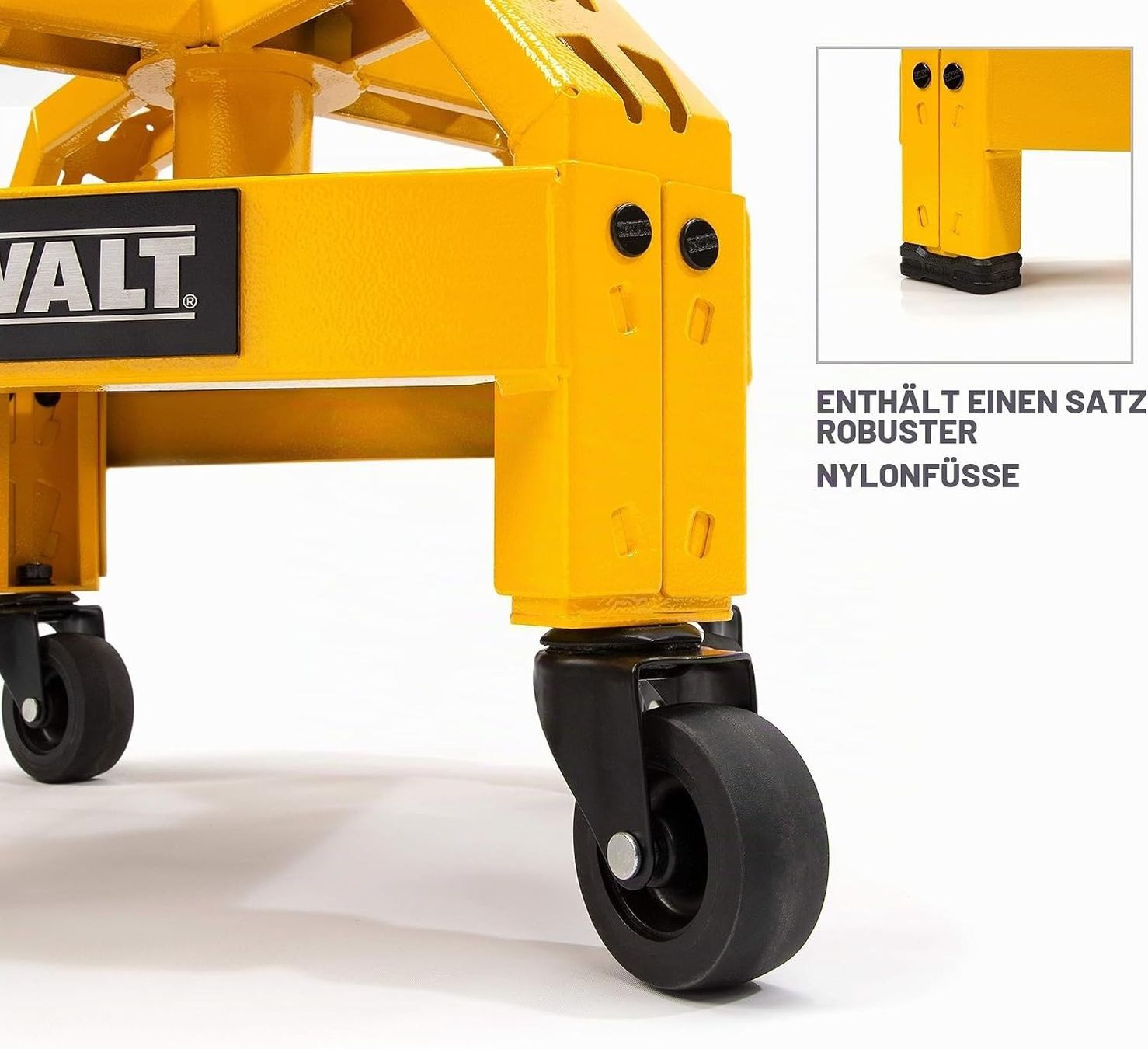 Sgabelli: DEWALT Werkstatthocker höhenverstellbar drehbar Rollhocker – Nuovo e nell'imballaggio originale da Genève venduto da Top-Trend 4