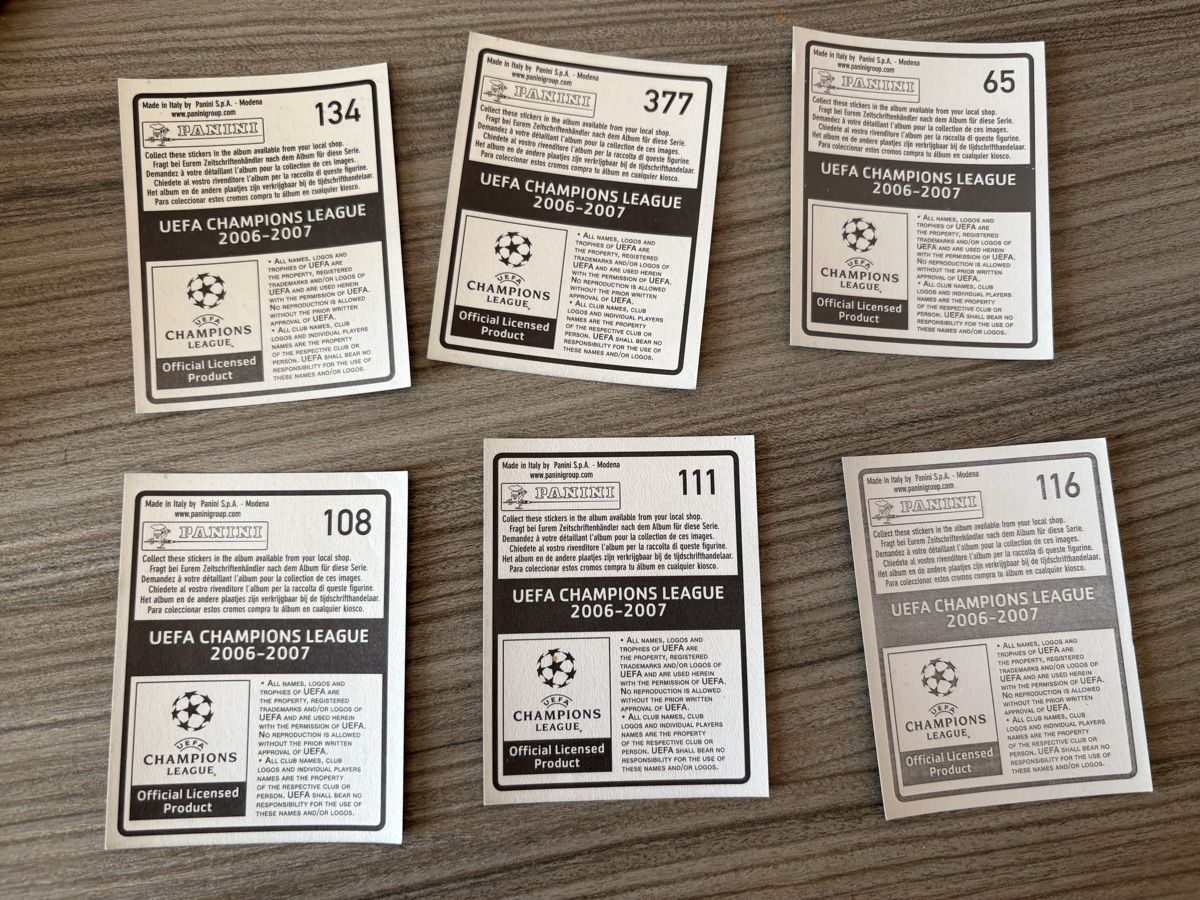 Panini Sammelbilder & Trading cards: Panini UCL Lot – Neu (gemäss Beschreibung) aus Wünnewil von VinRa 1
