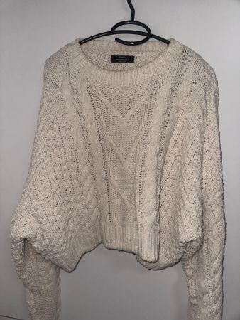 gestrickter (crop) Pullover von Bershka
