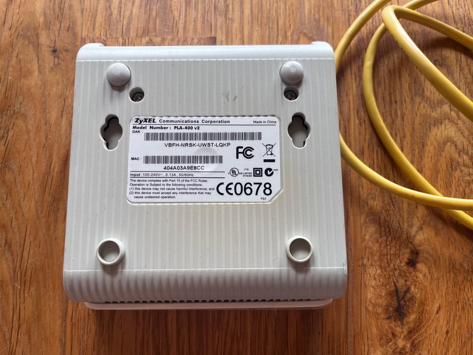 Zyxel Laufwerke & Adapter: ZyXEL PLA-400 v2 Powerline Adapter 200Mbps – Gebraucht aus Schaanwald von sch_8wqv 1