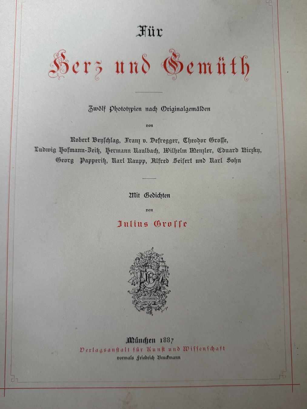 Libri: Für Herz u. Gmüth, Jg. 1887 – Usato da Burgdorf venduto da Tanthony 3